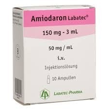 AMIODARONE INJECTABLE 150 mg / 3 ml bte/10