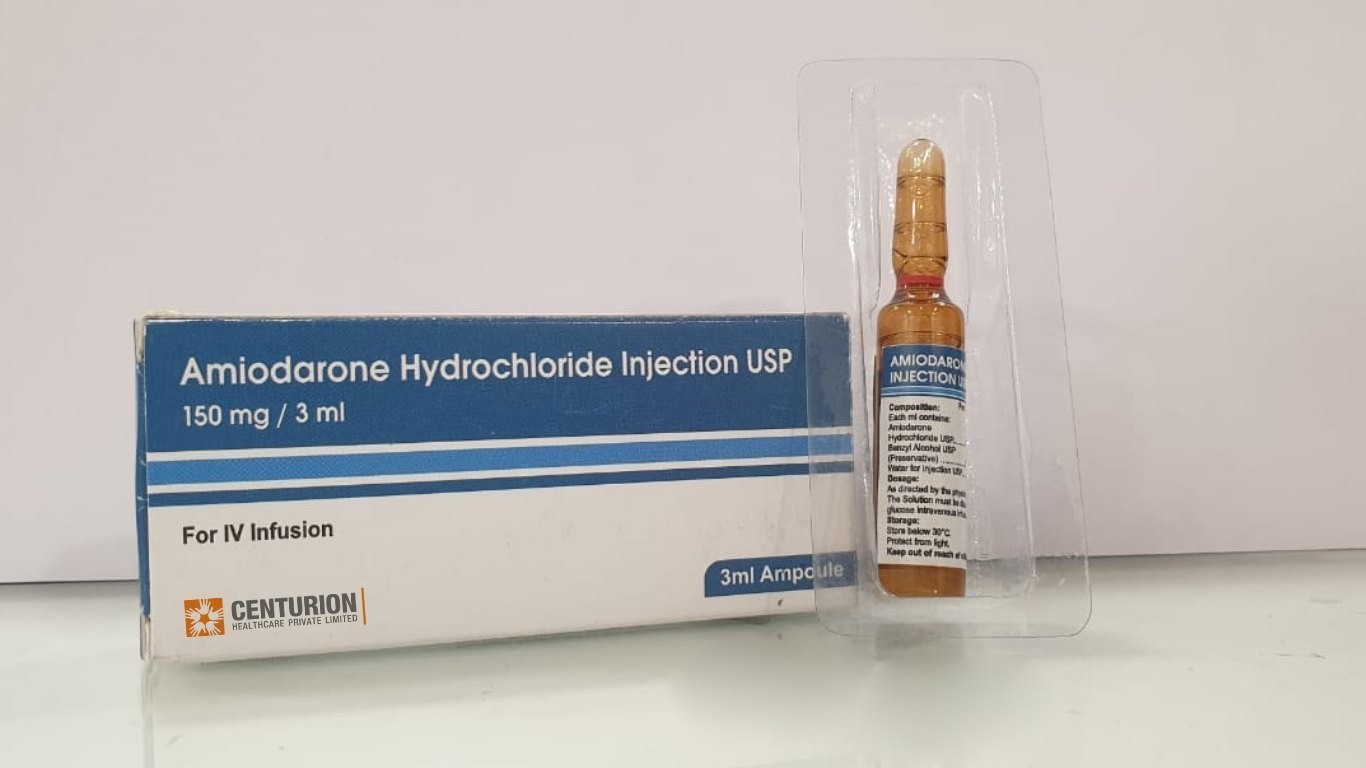 AMIODARONE SOLUTION INJECTABLE 150MG/3ML