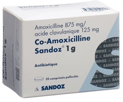 AMOXICILLINE-ACIDE CLAVULANIQUE COMPRIMES  PELLICULES  1000 mg/125 mg